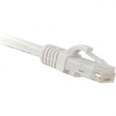 ENET Cat6 White 7 Foot Patch Cable with Snagless Molded Boot (UTP) High-Quality Network Patch Cable RJ45 to RJ45 - 7Ft - Lifetime Warranty C6-WH-7-ENC