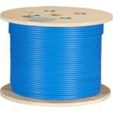 Black Box CAT6A 500-MHz Bulk Cable - F/UTP, Plenum, Solid, Blue, 1000-ft. - 1000 ft Category 6a Network Cable for Network Device - Bare Wire - Bare Wire - 1.25 GB/s - Shielding - Solid Blue - TAA Compliance C6ABC51S-BL-1000