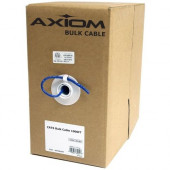 Axiom CAT6 Bulk Cable Spool 1000FT (Blue) - 1000 ft Category 6 Network Cable for Network Device - Bare Wire - Bare Wire - Blue C6BCS-B1000-AX
