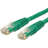 Startech.Com 35ft CAT6 Ethernet Cable - Green Molded Gigabit CAT 6 Wire - 100W PoE RJ45 UTP 650MHz - Category 6 Network Patch Cord UL/TIA - 35ft Green CAT6 Ethernet cable delivers Multi Gigabit 1/2.5/5Gbps & 10Gbps up to 160ft - 650MHz - Fluke tested 