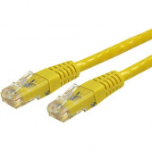 Startech.Com 7ft CAT6 Ethernet Cable - Yellow Molded Gigabit CAT 6 Wire - 100W PoE RJ45 UTP 650MHz - Category 6 Network Patch Cord UL/TIA - 7ft Yellow CAT6 Ethernet cable delivers Multi Gigabit 1/2.5/5Gbps & 10Gbps up to 160ft - 650MHz - Fluke tested 