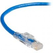 Black Box GigaTrue 3 CAT6 550-MHz Lockable Patch Cable (UTP), Blue, 10-ft. (3.0-m) - 10 ft Category 6 Network Cable for Network Device - First End: 1 x RJ-45 Male Network - Second End: 1 x RJ-45 Male Network - Patch Cable - Blue C6PC70-BL-10
