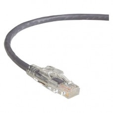 Black Box GigaTrue 3 CAT6 550-MHz Lockable Patch Cable (UTP), Gray, 6-ft. (1.8-m) - 6 ft Category 6 Network Cable for Network Device - First End: 1 x RJ-45 Male Network - Second End: 1 x RJ-45 Male Network - Patch Cable - Gray C6PC70-GY-06