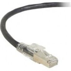 Black Box GigaTrue 3 Cat.6 Patch Network Cable - 25 ft Category 6 Network Cable for Network Device - First End: 1 x RJ-45 Male Network - Second End: 1 x RJ-45 Male Network - Patch Cable - Shielding - Black C6PC70S-BK-25