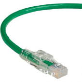 Black Box GigaTrue 3 Cat.6 UTP Patch Network Cable - 15 ft Category 6 Network Cable for Network Device - First End: 1 x RJ-45 Male Network - Second End: 1 x RJ-45 Male Network - Patch Cable - Green - TAA Compliant C6PC80-GN-15