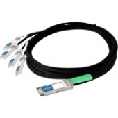 AddOn Arista Networks CAB-Q-S-3M Compatible TAA Compliant 40GBase-CU QSFP+ to 4xSFP+ Direct Attach Cable (Passive Twinax, 3m) - 100% compatible and guaranteed to work - TAA Compliance CAB-Q-S-3M-AO