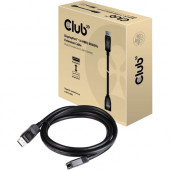 Club 3d DisplayPort 1.4 HBR3 Extension Cable 8K60Hz M/F 2m/6.56ft - 6.56 ft DisplayPort A/V Cable for Audio/Video Device, Gaming Computer, Notebook, Monitor, PC - First End: 1 x DisplayPort Male Digital Audio/Video - Second End: 1 x DisplayPort Female Dig