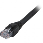 Comprehensive Cat.5e Patch Cable - Category 5e for Network Device - Patch Cable - 14 ft - 1 x RJ-45 Male Network - 1 x RJ-45 Male Network - Gold Plated Contact - Black - RoHS Compliance CAT5-350-14BLK