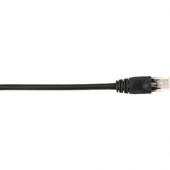 Black Box CAT5e Value Line Patch Cable, Stranded, Black, 1-ft. (0.3-m), 5-Pack - 1 ft Category 5e Network Cable for Network Device - First End: 1 x RJ-45 Male Network - Second End: 1 x RJ-45 Male Network - Patch Cable - Gold Plated Contact - Black - 5 Pac