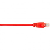 Black Box CAT5e Value Line Patch Cable, Stranded, Red, 3-ft. (0.9-m), 5-Pack - 3 ft Category 5e Network Cable for Network Device - First End: 1 x RJ-45 Male Network - Second End: 1 x RJ-45 Male Network - Patch Cable - Gold Plated Contact - Red - 5 Pack - 
