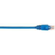 Black Box CAT5e Value Line Patch Cable, Stranded, Blue, 7-ft. (2.1-m), 25-Pack - 7 ft Category 5e Network Cable for Network Device - First End: 1 x RJ-45 Male Network - Second End: 1 x RJ-45 Male Network - Patch Cable - Gold Plated Contact - Blue - 25 Pac