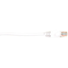 Black Box CAT5e Value Line Patch Cable, Stranded, White, 7-ft. (2.1-m), 25-Pack - 7 ft Category 5e Network Cable for Network Device - First End: 1 x RJ-45 Male Network - Second End: 1 x RJ-45 Male Network - Patch Cable - Gold Plated Contact - White - 25 P
