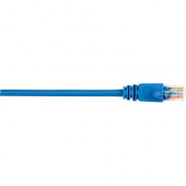 Black Box CAT5e Value Line Patch Cable, Stranded, Blue, 15-ft. (4.5-m), 10-Pack - 15 ft Category 5e Network Cable for Network Device - First End: 1 x RJ-45 Male Network - Second End: 1 x RJ-45 Male Network - Patch Cable - Gold Plated Contact - 26 AWG - Bl