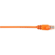 Black Box CAT5e Value Line Patch Cable, Stranded, Orange, 15-ft. (4.5-m), 25-Pack - 15 ft Category 5e Network Cable for Network Device - First End: 1 x RJ-45 Male Network - Second End: 1 x RJ-45 Male Network - Patch Cable - Orange - 25 Pack - RoHS Complia