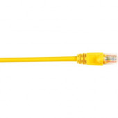 Black Box CAT5e Value Line Patch Cable, Stranded, Yellow, 15-ft. (4.5-m), 25-Pack - 15 ft Category 5e Network Cable for Network Device - First End: 1 x RJ-45 Male Network - Second End: 1 x RJ-45 Male Network - Patch Cable - Yellow - 25 Pack - RoHS Complia