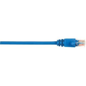 Black Box CAT5e Value Line Patch Cable, Stranded, Blue, 20-ft. (6.0-m), 25-Pack - 20 ft Category 5e Network Cable for Network Device - First End: 1 x RJ-45 Male Network - Second End: 1 x RJ-45 Male Network - Patch Cable - Gold Plated Contact - Blue - 25 P