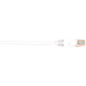 Black Box CAT5e Value Line Patch Cable, Stranded, White, 20-ft. (6.0-m), 25-Pack - 20 ft Category 5e Network Cable for Network Device - First End: 1 x RJ-45 Male Network - Second End: 1 x RJ-45 Male Network - Patch Cable - White - 25 Pack - RoHS Complianc