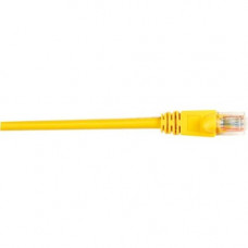 Black Box CAT6 Value Line Patch Cable, Stranded, Yellow, 20-ft. (6.0-m) - 20 ft Category 6 Network Cable for Network Device - First End: 1 x RJ-45 Male Network - Second End: 1 x RJ-45 Male Network - Patch Cable - Gold Plated Contact - Yellow - 1 Pack - Ro