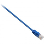 V7 Blue Cat5e Unshielded (UTP) Cable RJ45 Male to RJ45 Male 0.3m 1ft - 11.81" Category 5e Network Cable for Network Device, Modem, Router, Computer, Hub, Patch Panel - First End: 1 x RJ-45 Male Network - Second End: 1 x RJ-45 Male Network - 128 MB/s 