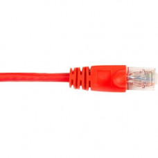 Black Box CAT6 Value Line Patch Cable, Stranded, Red, 5-ft. (1.5-m), 5-Pack - 5 ft Category 6 Network Cable for Network Device - First End: 1 x RJ-45 Male Network - Second End: 1 x RJ-45 Male Network - Patch Cable - Gold Plated Contact - Red - 5 Pack - Ro