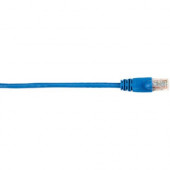 Black Box CAT6 Value Line Patch Cable, Stranded, Blue, 3-ft. (0.9-m), 10-Pack - 3 ft Category 6 Network Cable for Network Device - First End: 1 x RJ-45 Male Network - Second End: 1 x RJ-45 Male Network - Patch Cable - Gold Plated Contact - Blue - 10 Pack 