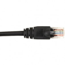 Black Box CAT6 Value Line Patch Cable, Stranded, Black, 4-ft. (1.2-m) - 4 ft Category 6 Network Cable for Network Device - First End: 1 x RJ-45 Male Network - Second End: 1 x RJ-45 Male Network - Patch Cable - 26 AWG - Black - 25 Pack CAT6PC-004-BK