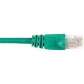 Black Box CAT6 Value Line Patch Cable, Stranded, Green, 4-ft. (1.2-m) - 4 ft Category 6 Network Cable for Network Device - First End: 1 x RJ-45 Male Network - Second End: 1 x RJ-45 Male Network - Patch Cable - Green CAT6PC-004-GN