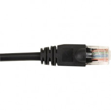 Black Box CAT6 Value Line Patch Cable, Stranded, Black, 4-ft. (1.2-m), 5-Pack - 4 ft Category 6 Network Cable for Network Device - First End: 1 x RJ-45 Male Network - Second End: 1 x RJ-45 Male Network - Patch Cable - Gold Plated Contact - Black - 5 Pack 
