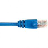Black Box CAT6 Value Line Patch Cable, Stranded, Blue, 25-ft. (7.5-m), 5-Pack - 25 ft Category 6 Network Cable for Network Device - First End: 1 x RJ-45 Male Network - Second End: 1 x RJ-45 Male Network - Patch Cable - Gold Plated Contact - Blue - 5 Pack 