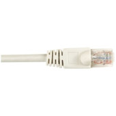 Black Box Cat.6 Patch Network Cable - 15 ft Category 6 Network Cable for Network Device - First End: 1 x RJ-45 Male Network - Second End: 1 x RJ-45 Male Network - Patch Cable - Gold Plated Contact - Gray - 25 Pack CAT6PC-015-GY-25PAK
