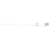 Black Box CAT6 Value Line Patch Cable, Stranded, White, 15-ft. (4.5-m), 25-Pack - Category 6 for Network Device - Patch Cable - 15 ft - 25 Pack - 1 x RJ-45 Male Network - 1 x RJ-45 Male Network - Gold Plated Contact - White - RoHS Compliance CAT6PC-015-WH