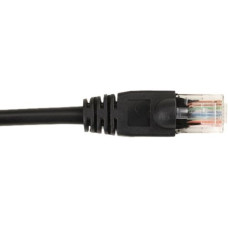 Black Box CAT6 Value Line Patch Cable, Stranded, Black, 20-ft. (6.0-m), 25-Pack - 20 ft Category 6 Network Cable for Network Device - First End: 1 x RJ-45 Male Network - Second End: 1 x RJ-45 Male Network - Patch Cable - Gold Plated Contact - Black - 25 P