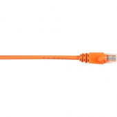Black Box CAT5e Value Line Patch Cable, Stranded, Orange, 20-ft. (6.0-m) - 20 ft Category 5e Network Cable for Network Device - First End: 1 x RJ-45 Male Network - Second End: 1 x RJ-45 Male Network - Patch Cable - Gold Plated Contact - Orange - 1 Pack - 