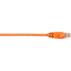 Black Box CAT5e Value Line Patch Cable, Stranded, Orange, 20-ft. (6.0-m) - 20 ft Category 5e Network Cable for Network Device - First End: 1 x RJ-45 Male Network - Second End: 1 x RJ-45 Male Network - Patch Cable - Gold Plated Contact - Orange - 1 Pack - 