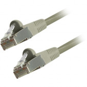 Comprehensive Cat6 Snagless Shielded Ethernet Cables, Grey, 100ft - 100 ft Category 6 Network Cable for Network Device - First End: 1 x RJ-45 Male Network - Second End: 1 x RJ-45 Male Network - 125 MB/s - Patch Cable - Shielding - Nickel Plated Connector 