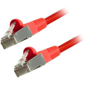 Comprehensive Cat6 Snagless Shielded Ethernet Cables, Red, 100ft - 100 ft Category 6 Network Cable for Network Device - First End: 1 x RJ-45 Male Network - Second End: 1 x RJ-45 Male Network - 125 MB/s - Patch Cable - Shielding - Nickel Plated Connector -
