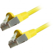 Comprehensive Cat6 Snagless Shielded Ethernet Cables, Yellow, 5ft - 5 ft Category 6 Network Cable for Network Device - First End: 1 x RJ-45 Male Network - Second End: 1 x RJ-45 Male Network - 125 MB/s - Patch Cable - Shielding - Nickel Plated Connector - 