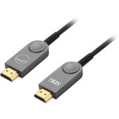 SIIG 4K HDMI 2.0 Fiber Optical Cable - 30m - Fiber Optic for Audio/Video Device, Gaming Console, Blu-ray Player, Notebook, HDTV, Monitor, Projector, TV, Set-top Box - 2.25 GB/s - 98.43 ft - 1 x HDMI (Type A) Male Digital Audio/Video - 1 x HDMI (Type A) Ma