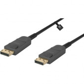 Kanexpro Active Fiber High Speed DisplayPort 1.4 Cable - 20M Length - 65.62 ft Fiber Optic A/V Cable for Audio/Video Device, Monitor, Radio, Computer, Server, Media Player, Amplifier - First End: 1 x DisplayPort Male Digital Audio/Video - Second End: 1 x 