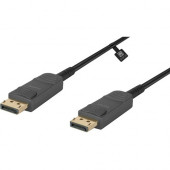Kanexpro Active Fiber High Speed DisplayPort 1.4 Cable - 30M Length - 98.43 ft Fiber Optic A/V Cable for Audio/Video Device, Monitor, Radio, Computer, Server, Amplifier, Media Player - First End: 1 x DisplayPort Male Digital Audio/Video - Second End: 1 x 