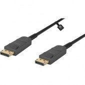 Kanexpro Active Fiber High Speed DisplayPort 1.4 Cable - 50M Length - 164.04 ft Fiber Optic A/V Cable for Audio/Video Device, Monitor, Radio, Computer, Media Player, Amplifier, Server - First End: 1 x DisplayPort Male Digital Audio/Video - Second End: 1 x