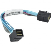 Supermicro 11cm Internal MiniSAS HD (Reversed Right Angle) to MiniSAS HD Cable - 4.33" Mini-SAS HD Data Transfer Cable for Server, Storage System - First End: 1 x SFF-8643 Male Mini-SAS HD - Second End: 1 x SFF-8643 Male Mini-SAS HD - 12 Gbit/s - 1 P