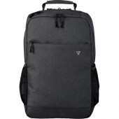 V7 Elite Carrying Case (Backpack) for 14" to 14.1" Notebook - Gray - Weather Resistant, Moisture Resistant - Mesh Pocket, Fabric, Foam - Shoulder Strap, Trolley Strap CBX14