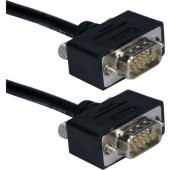 Qvs VGA Extension Video Cable - 1.50 ft VGA Video Cable for Computer, Switch, Monitor, LCD Monitor, Projector, Video Device, HDTV, PC - First End: 1 x HD-15 Male VGA - Second End: 1 x HD-15 Male VGA - Extension Cable - Supports up to 2048 x 1536 - Shieldi