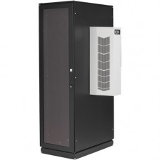 Black Box ClimateCab NEMA 12 Server Cabinet with M6 Rails - 42U Wide Floor Standing for Server - Steel, Plexiglass, Steel, Steel, Steel - 1500 lb x Maximum Weight Capacity - TAA Compliant - TAA Compliance CC42U8000M6-R3