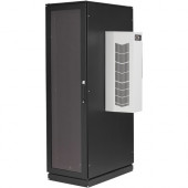 Black Box ClimateCab NEMA 12 Server Cabinet with Tapped Rails - 42U Wide Floor Standing for Server - Steel, Plexiglass, Steel, Steel, Steel - 1500 lb x Maximum Weight Capacity - TAA Compliant - TAA Compliance CC42U6000T