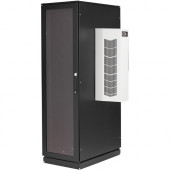 Black Box ClimateCab NEMA 12 Server Cabinet With Rapped Rails - For Server, Patch Panel, LAN Switch - 42U Rack Height x 19" Rack Width - Floor Standing - Steel, Plexiglas, Steel, Steel, Steel - 1500 lb Maximum Weight Capacity - TAA Compliant - TAA Co