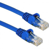 Qvs 3-Pack 25ft 350MHz CAT5e/Ethernet Flexible Snagless Blue Patch Cord - 25 ft Category 5e Network Cable for Network Device, Patch Panel, Hub, Computer, Router, Gaming Console - First End: 1 x RJ-45 Male Network - Second End: 1 x RJ-45 Male Network - Pat