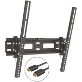 Barkan Wall Mount for TV - Black - 13" to 60" Screen Support - 88 lb Load Capacity - 75 x 75, 400 x 400 VESA Standard - 1 CHD310.B