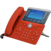 zCover Printed Silicone for Phone Base & Handset for Cisco 8811/8841/8851/8861 - For IP Phone - Red - Dirt Resistant, Scratch Resistant, Liquid Resistant, Impact Resistant, Chemical Resistant, Heat Resistant, Cold Resistant, UV Resistant, Tear Resista